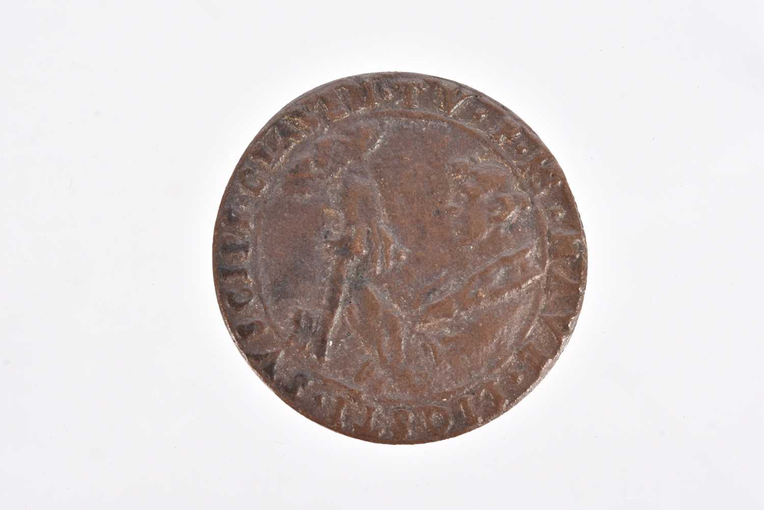 Lot 66 - A bronze Papel medal