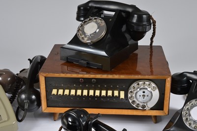 Lot 71 - A vintage dictograph telephone switchboard