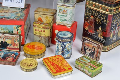 Lot 91 - A collection of advertising tins