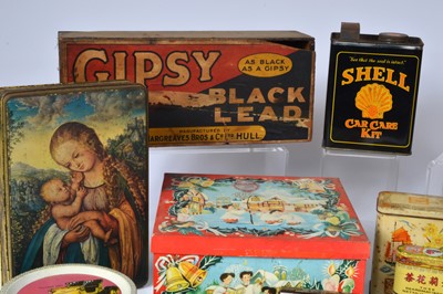 Lot 91 - A collection of advertising tins