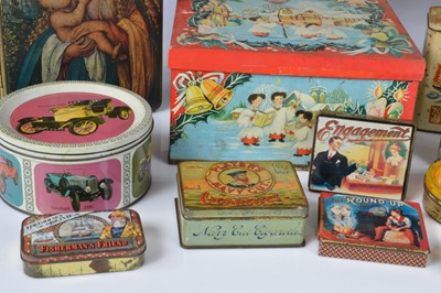 Lot 91 - A collection of advertising tins