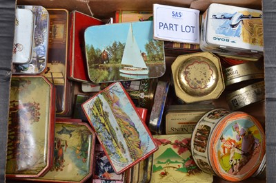 Lot 91 - A collection of advertising tins