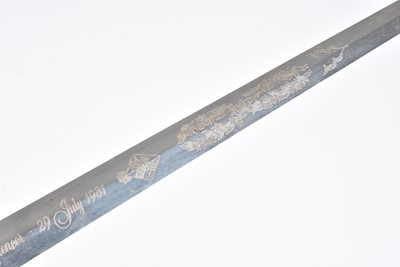 Lot 104 - A Commemorative Wilkinson Sword to commemorate the Wedding of H.R.H Prince Charles and Lady Diana Spencer