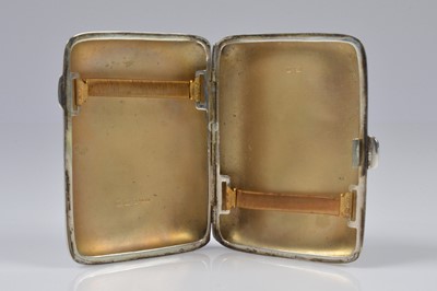 Lot 109 - A Silver Hallmarked Masonic Jubilee Celebration Cigarette Case