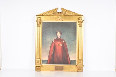 Lot 111 - A presentation print of Queen Elizabeth II