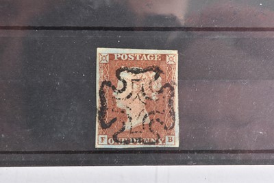 Lot 144 - A selection of Victorian 1d Penny Red Stamps