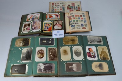 Lot 167 - Edwardian and Later Postcards and Schoolboy Stamp Albums (350+ Postcards)