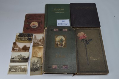 Lot 167 - Edwardian and Later Postcards and Schoolboy Stamp Albums (350+ Postcards)