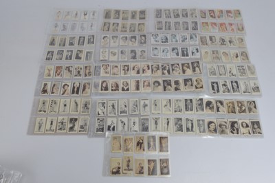 Lot 179 - Actress and Beauties Themed Cigarette Card Sets (18 Sets)