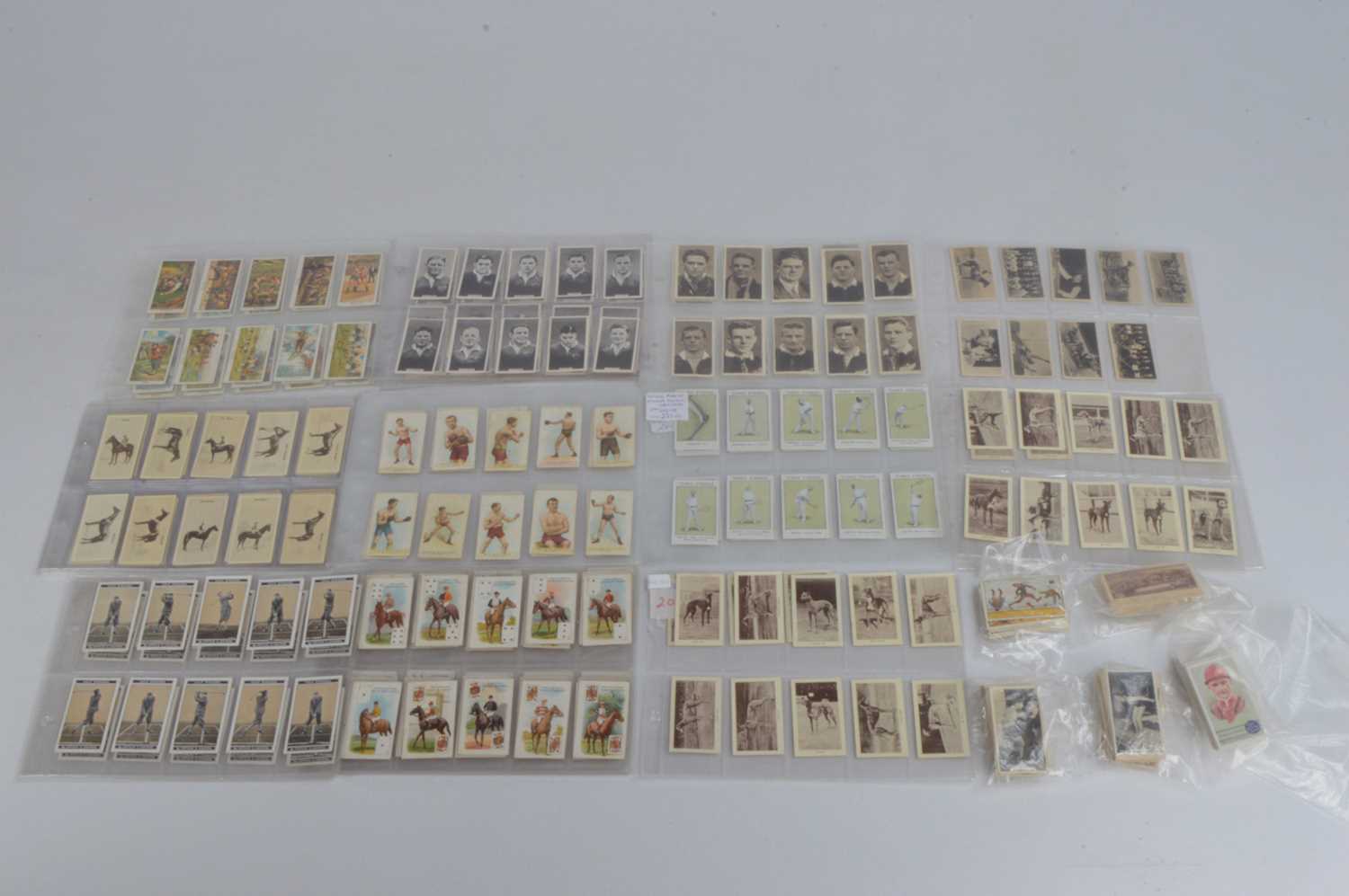 Lot 182 - Sports Themed Cigarette Card Sets (15)