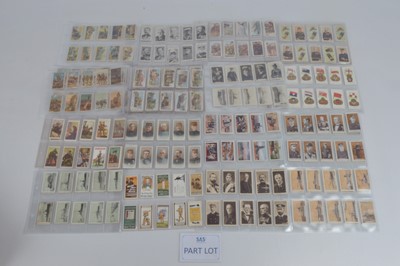 Lot 183 - Military Themed Cigarette Card Sets (41)