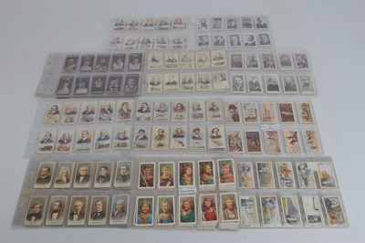 Lot 191 - Historical Figures Cigarette Card Sets and Part Set (11)