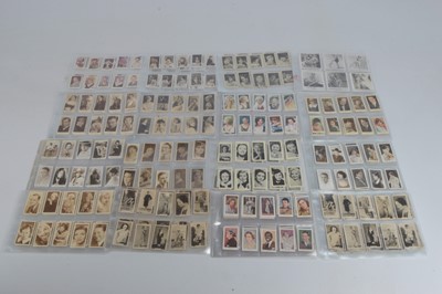 Lot 198 - Film Star and Celebrity Themed Cigarette Card Sets (13 Sets)