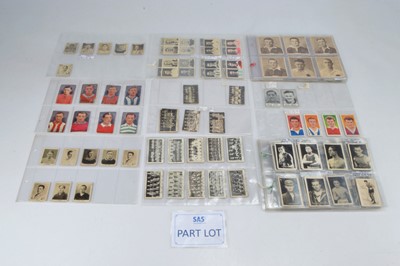 Lot 213 - Pre and Early Postwar Football and Other Sports Themed Trade and Cigarette Cards (100s)