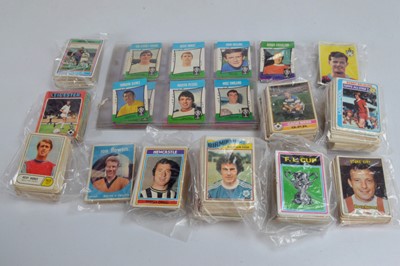 Lot 215 - Postwar to 1970s Football Themed Bubble Gum Cards (100s)