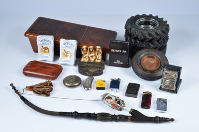 Lot 231 - A selection of smoking paraphernalia