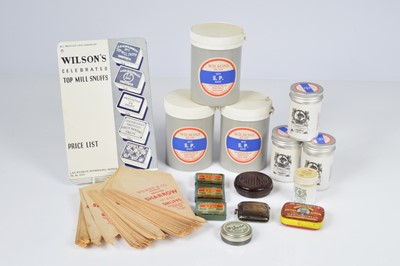Lot 239 - A Silver Vesta case and various snuff items