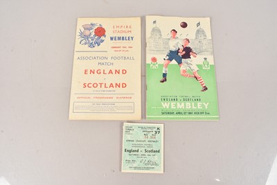 Lot 303 - England v Scotland