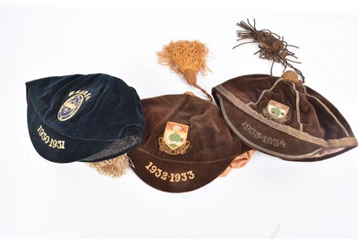 Lot 306 - A 1930-31 Grammar School Rugby Cap