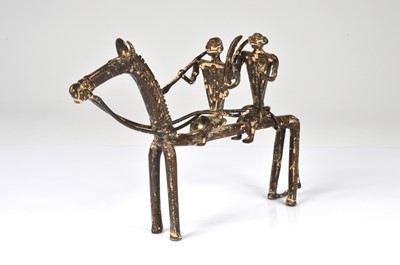 Lot 331 - An African cast bronze sculpture