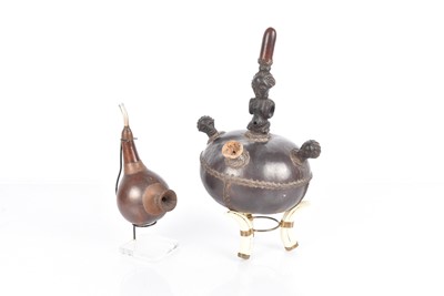 Lot 336 - Two Lube Gourd Pipes