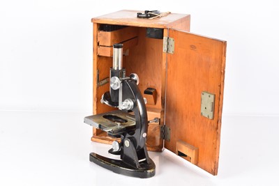 Lot 355 - A Carl Zeiss Monocular Microscope