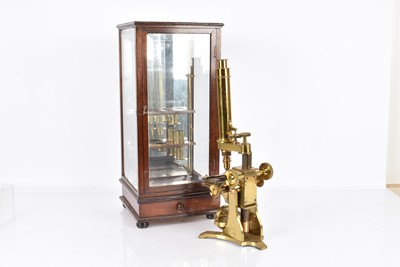 Lot 364 - A 19th Century Baker of London brass Microscope