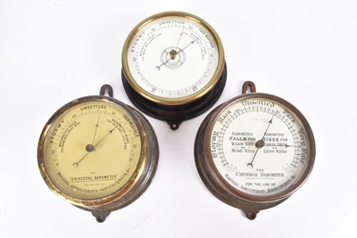 Lot 371 - Three Vintage Barometer