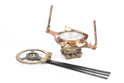 Lot 377 - A Davis & Son Miner's/ Surveyor's Compass