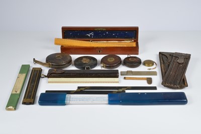 Lot 386 - A collection of measuring tools