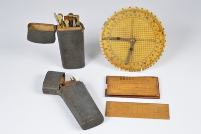 Lot 394 - A Major Gunter's Field Sketching Protractor