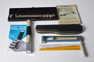 Lot 395 - A collection of measuring tools