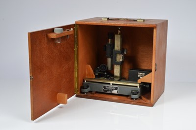 Lot 400 - A cased Precision microscope