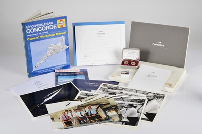 Lot 421 - A large collection of Concorde paper ephemera