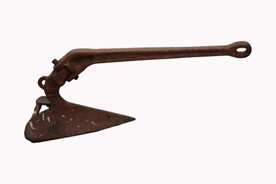 Lot 442 - A single fluke plough anchor