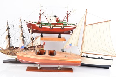 Lot 448 - A group of six Boat/Ship models