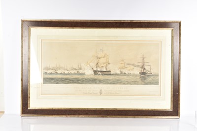 Lot 478 - A pair of Naval Lithographs