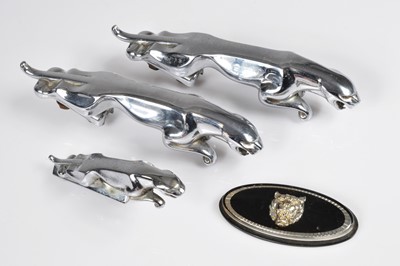 Lot 499 - Three Vintage Jaguar Bonnet Mascots