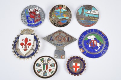 Lot 527 - A group of Italian car badges
