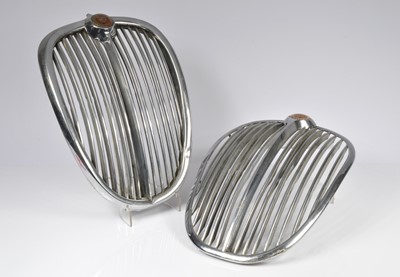 Lot 531 - Two Jaguar MK2 radiator grille