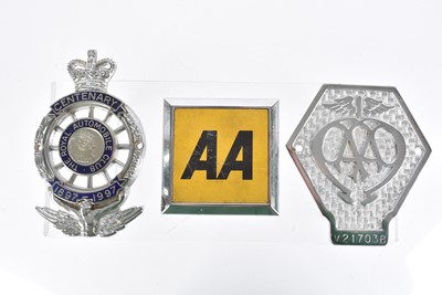 Lot 539 - A group of three Car Badges