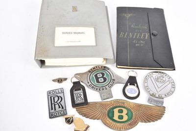 Lot 541 - A small collection of Bentley Car badges