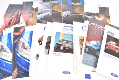 Lot 542 - A large collection of Ford Car Brochures and Catalogues