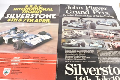 Lot 545 - A John Player Grand Prix Silverstone 1973 poster