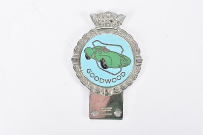 Lot 547 - A Goodwood Circuit Motoring Badge