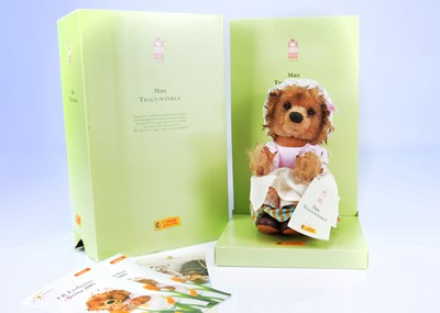 Lot 8 - A Steiff limited edition Beatrix Potter Mrs Tiggy-Winkle
