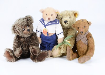 Lot 23 - Two Steiff yellow tag teddy bears