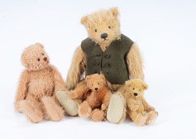 Lot 35 - Four artisit teddy bears