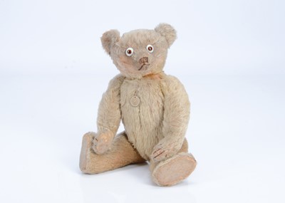 Lot 58 - A rare British googly-eyed teddy bear possibly Farnell for Einco, circa 1915