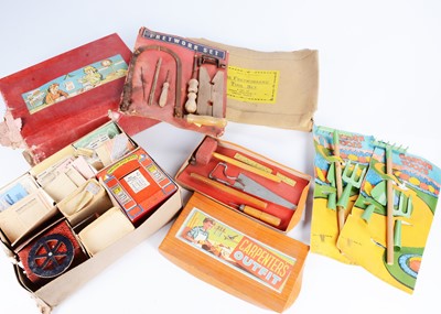 Lot 295 - Two D.C.M.T. Garden Tools toy sets